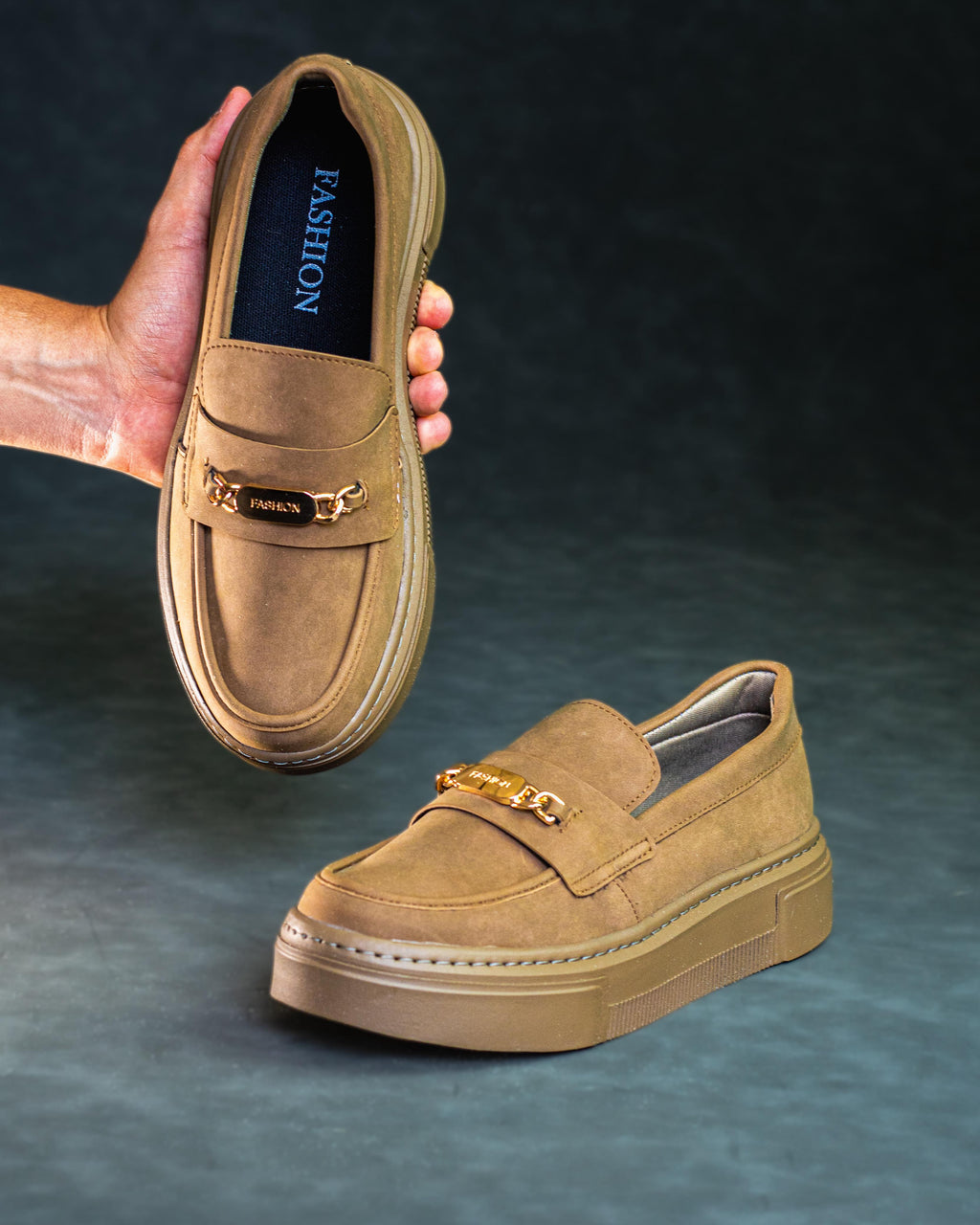 RoyalStep – Mocasines Clásicos con Detalle Metálico