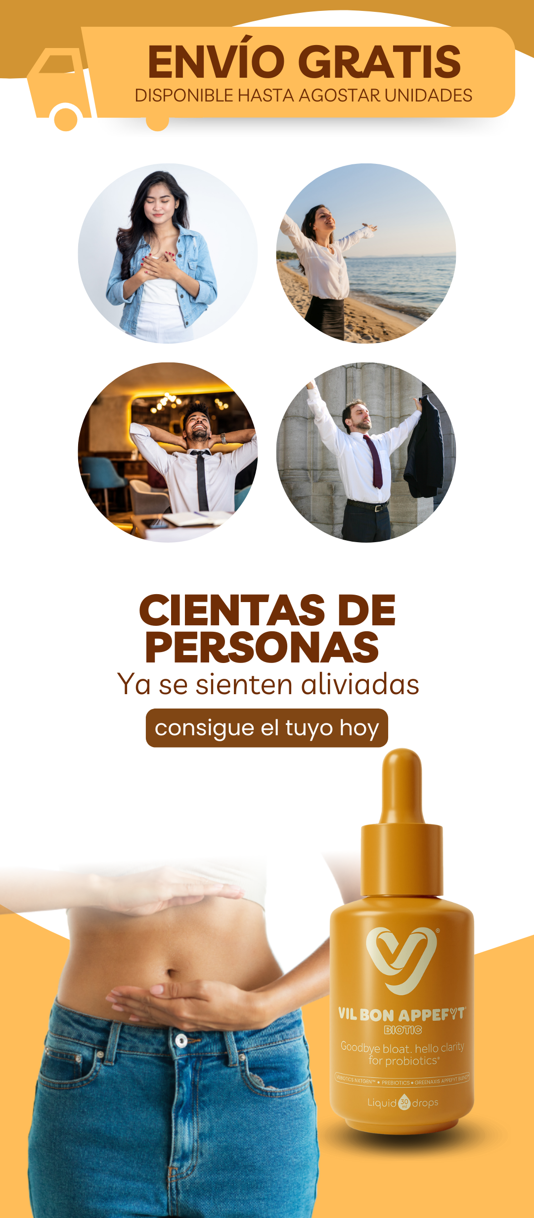 Bon Appefyt Adiós a la Hinchazón Abdominal