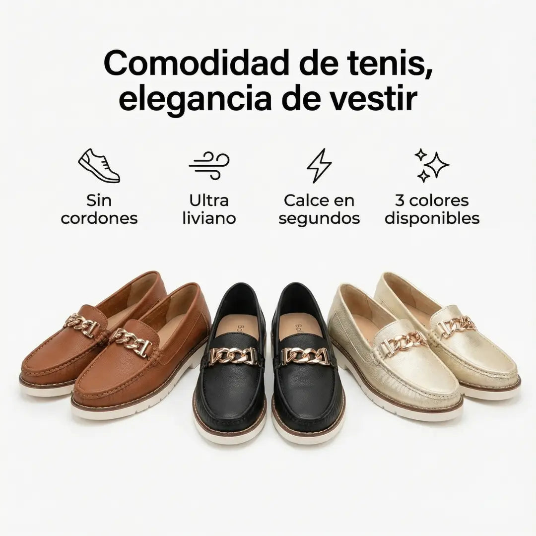 Bolichero con cadena – Luce elegante y cómoda en todo momento