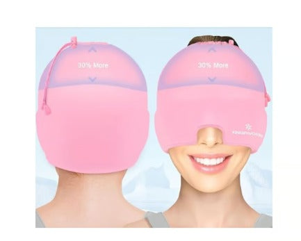 MigraRelief – Máscara de gel terapéutica para migraña y estrés