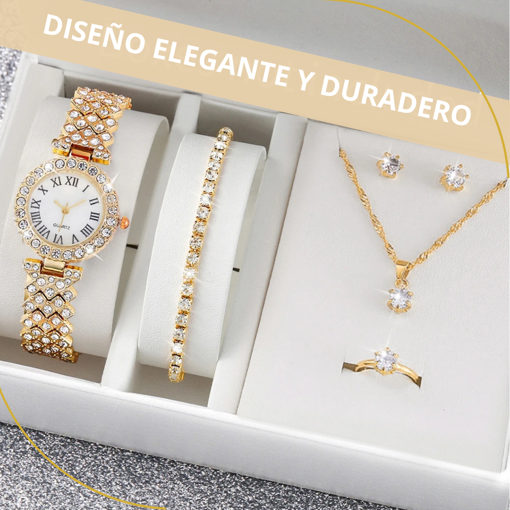 RoyalShine Set Dorado 6 en 1