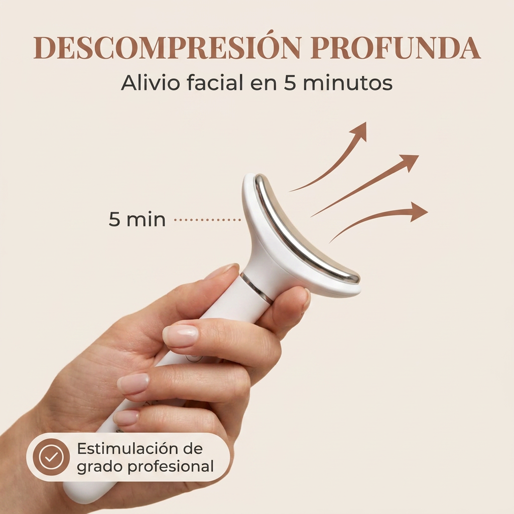 Zen-Lift: Terapia de relajación facial de 5 minutos
