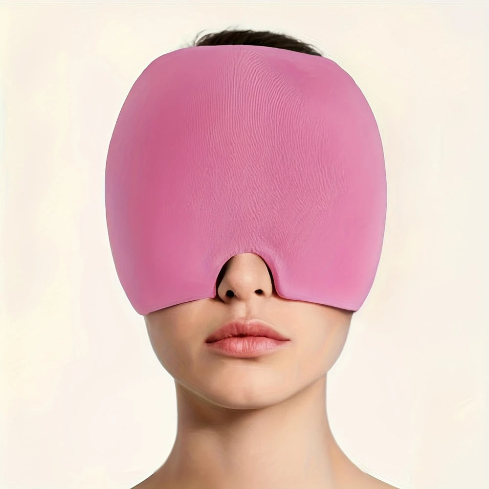 MigraRelief – Máscara de gel terapéutica para migraña y estrés