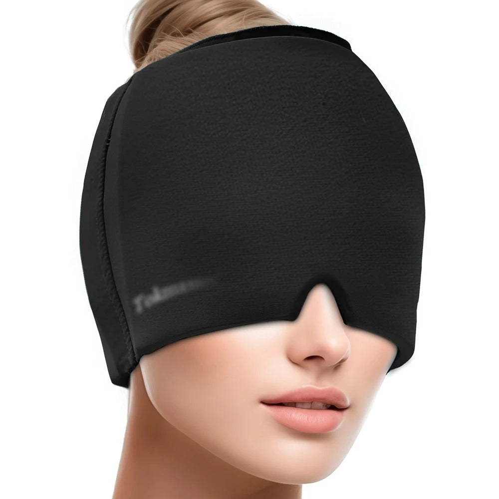 MigraRelief – Máscara de gel terapéutica para migraña y estrés