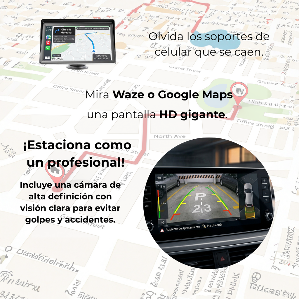 CARPRO - PANTALLA INTELIGENTE PARA TU CARRO