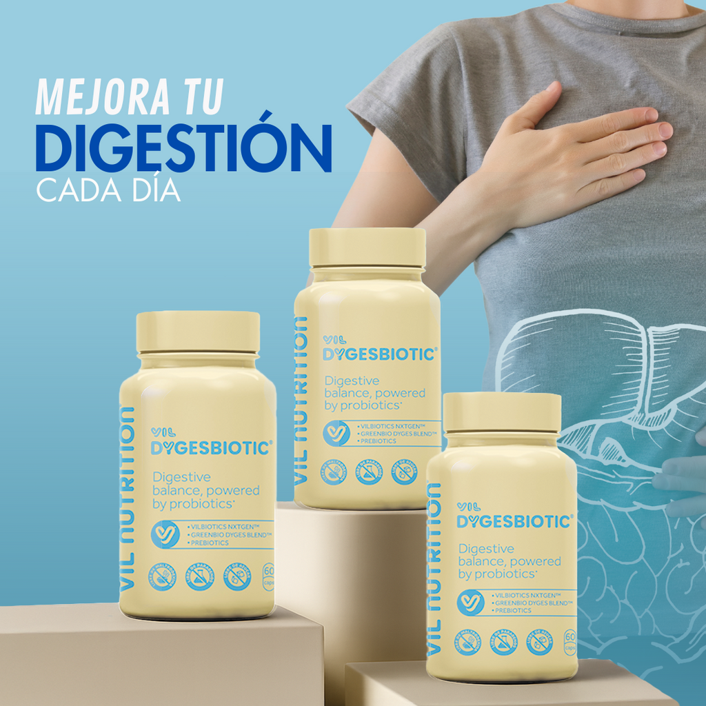 VIL DYGEST BIOTIC – El probiótico que reconecta tu intestino con tu cerebro para una digestión automática