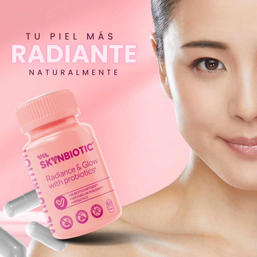 Vil SkynBiotic – El probiótico que ilumina tu piel desde adentro y reestablece el brillo de tu rostro