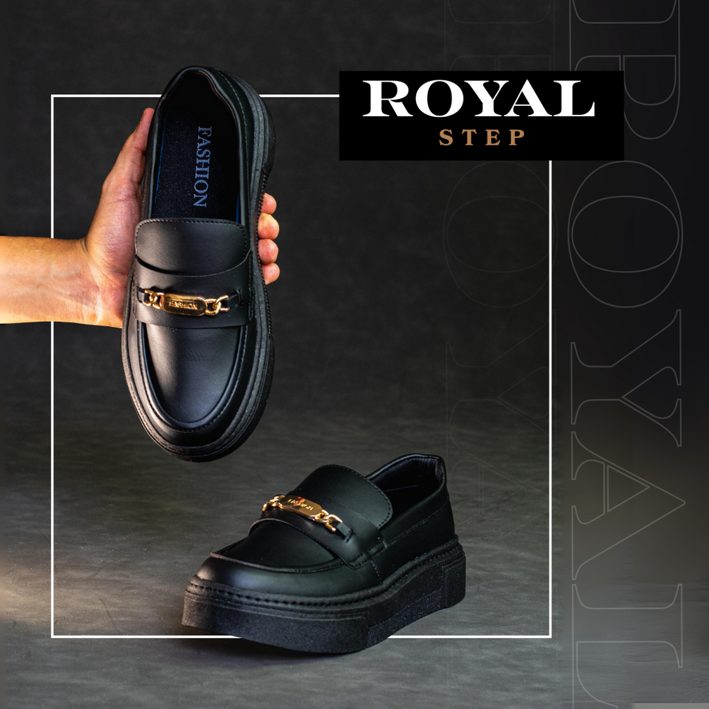 RoyalStep – Mocasines Clásicos con Detalle Metálico
