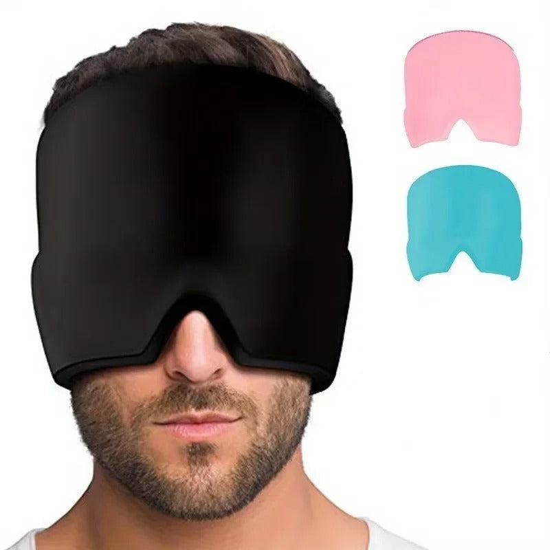 MigraRelief – Máscara de gel terapéutica para migraña y estrés