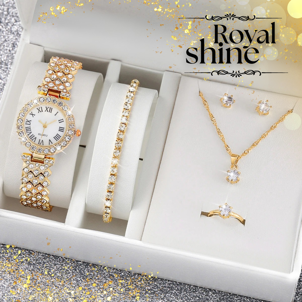 RoyalShine Set Dorado 6 en 1
